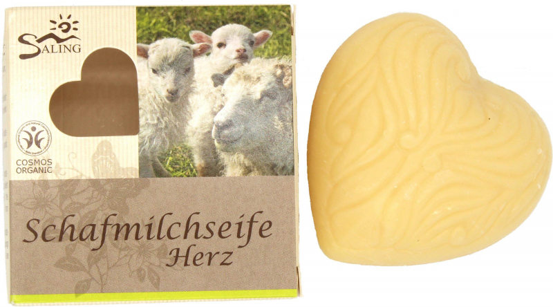 Saling Schafmilchseife Schaf/Herz in Faltschachtel