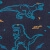 dunkelblau-bedruckt-Dinosaurier