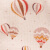 hellrosa-Heißluftballon
