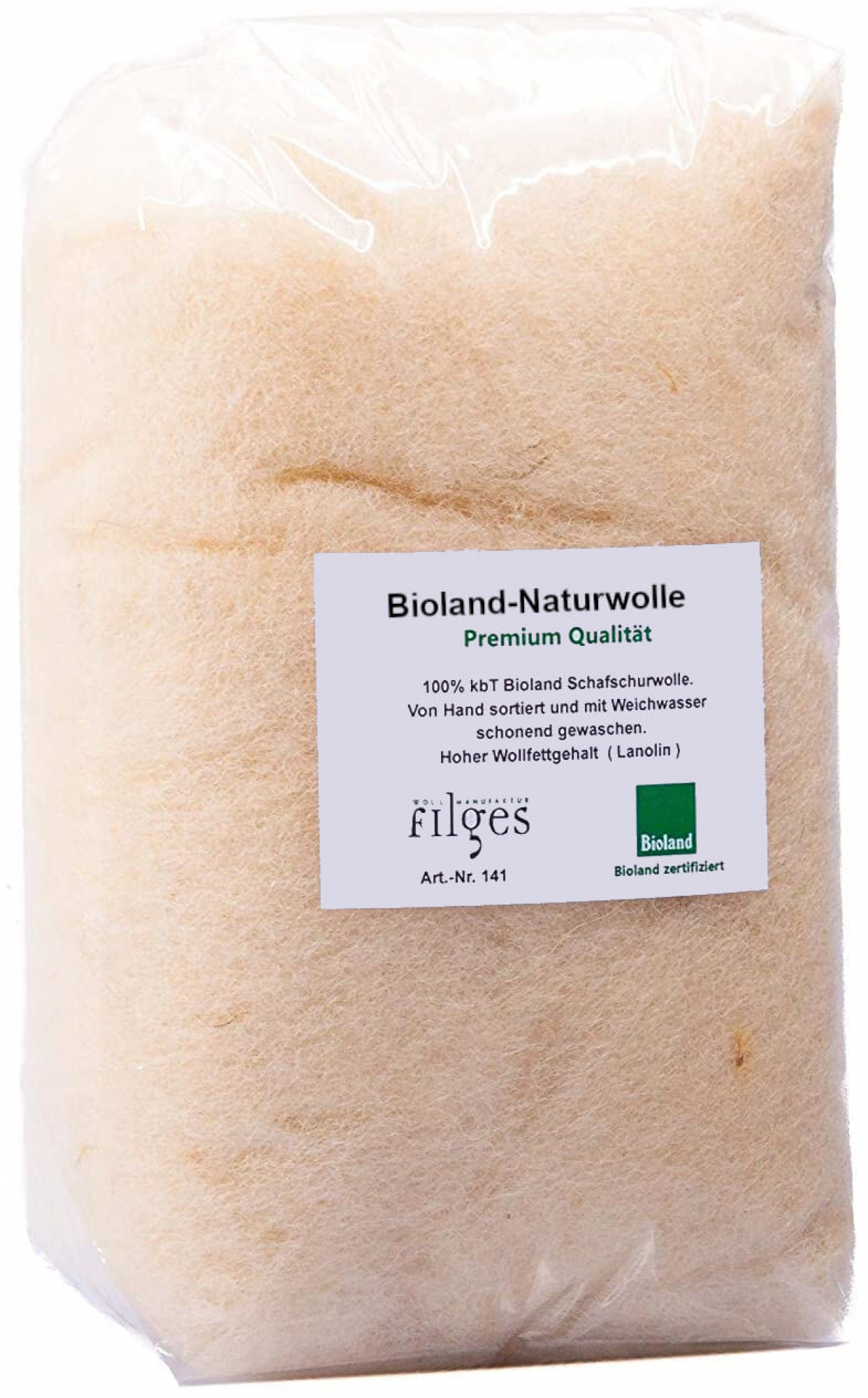 filges Bioland-Naturwolle (100 g)