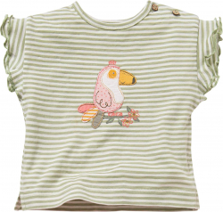 People Wear Organic Baby-Shirt mit Flügelärmelchen